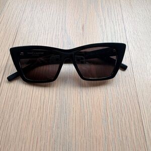 Saint Laurent Dark Cat-Eye Sunglasses